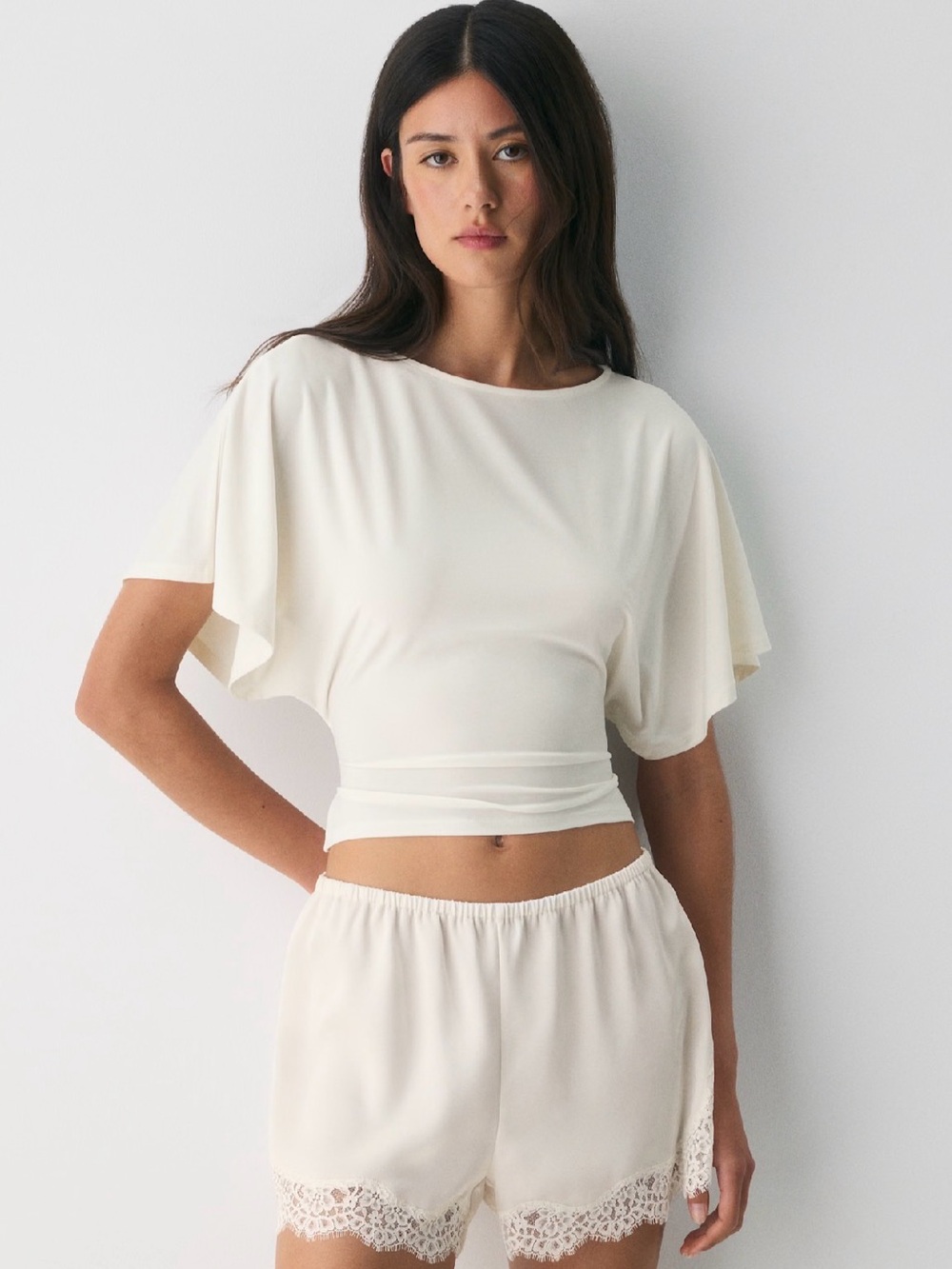 NWT Aritzia Smooth Matter Ginger Top Light Birch - Picture 2 of 8